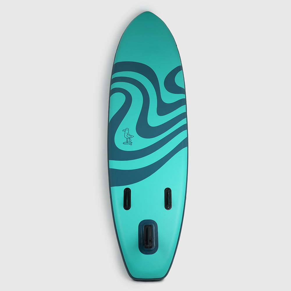 10'6'' Pro aufblasbares SUP Paddleboard (Aqua Reef)