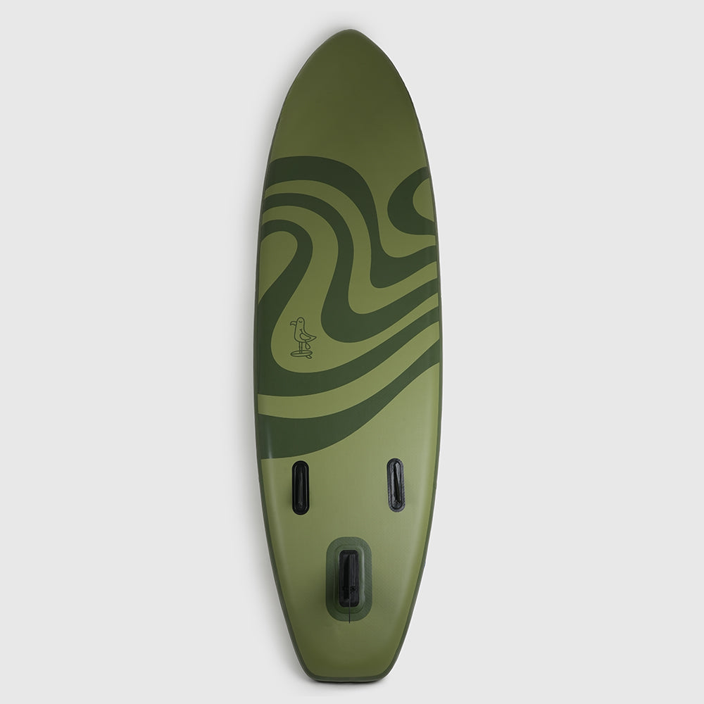 10'6'' Pro aufblasbares SUP Paddleboard (Coastal Pine)