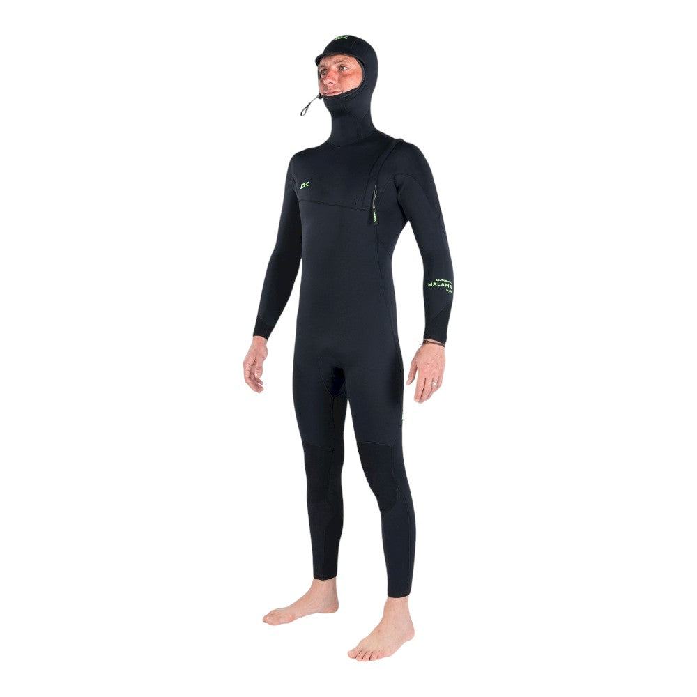 Dakine Mens Malama Hooded 4/3mm Wetsuit (Black)