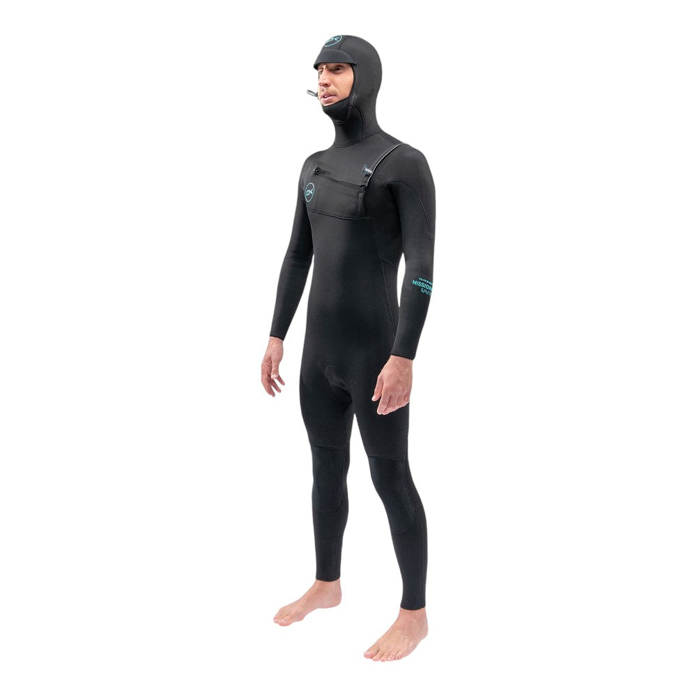 Dakine Mens Mission CZ Hooded 5/4/3mm Wetsuit (Black)