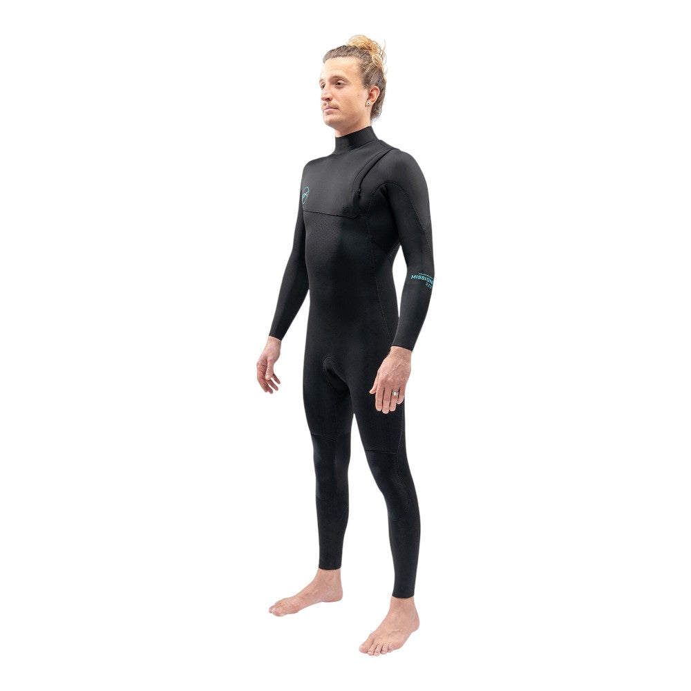 Dakine Mens Mission Zip Free Full Suit 3/2mm Wetsuit (Black)