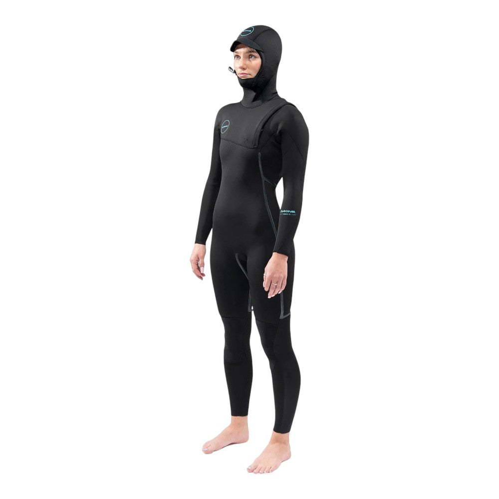 Dakine Womens Mission CZ Hooded 5/4/3mm Wetsuit (Black)