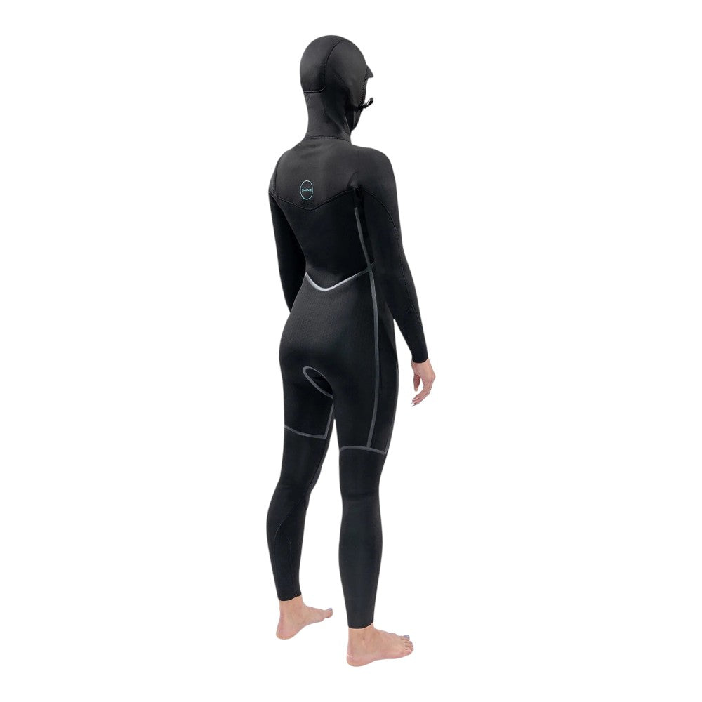 Dakine Womens Mission CZ Hooded 5/4/3mm Wetsuit (Black)