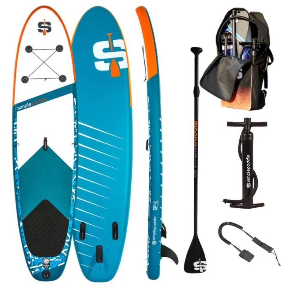 Simple Paddle Pack Stand Up L 11'0 Paddleboard (Blue)