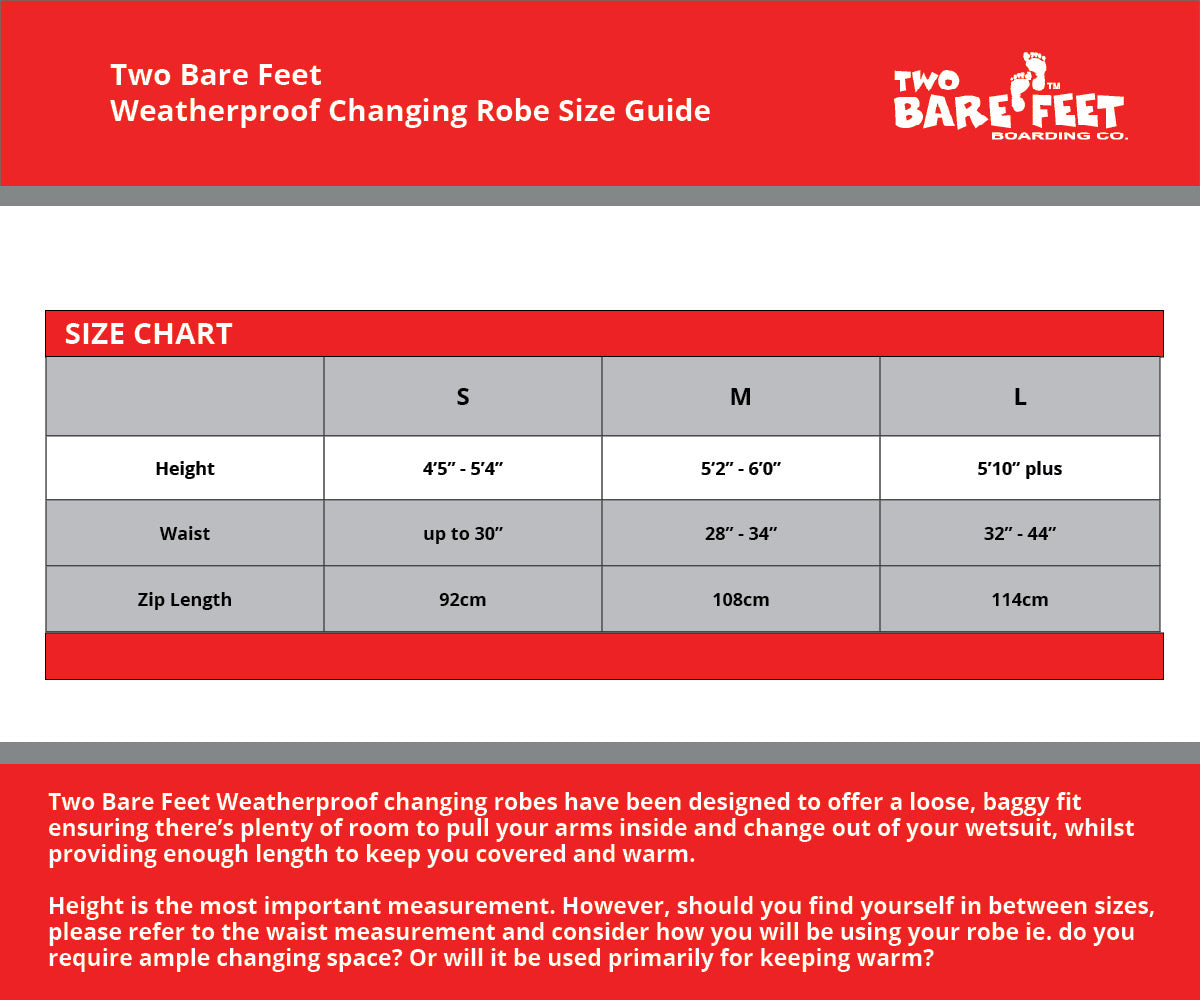 Weatherproof Changing Robe (Black/Grey)