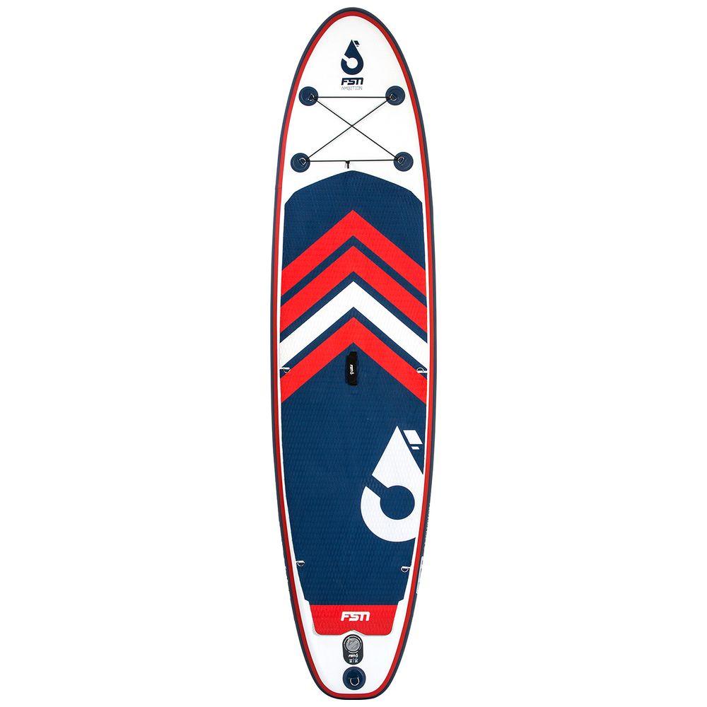 Ambition 10'4" aufblasbares SUP-Paket (Blau/Weiß)