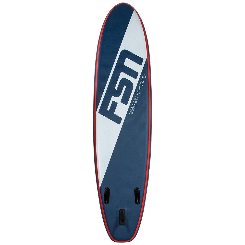 Ambition 10'4" aufblasbares SUP-Paket (Blau/Weiß)