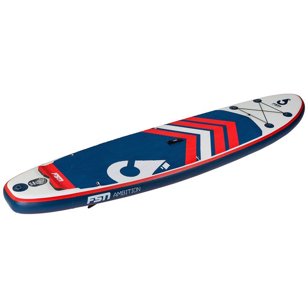 Ambition 10'4" aufblasbares SUP-Paket (Blau/Weiß)