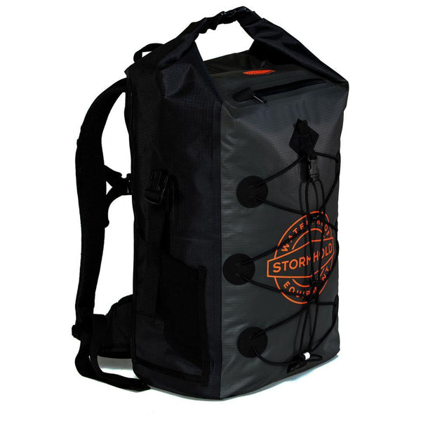 SUP Warehouse - Stormhold - Weekender 30L Waterproof Backpack (Charcoal/Orange)