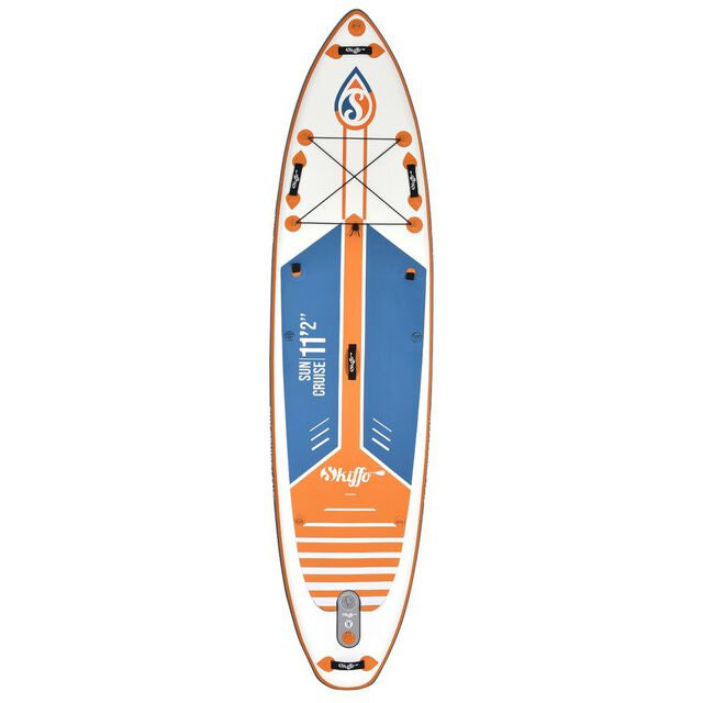 SUP Warehouse - Skiffo - Sun Cruise 11'2" Inflatable SUP Package (Blue/Orange)