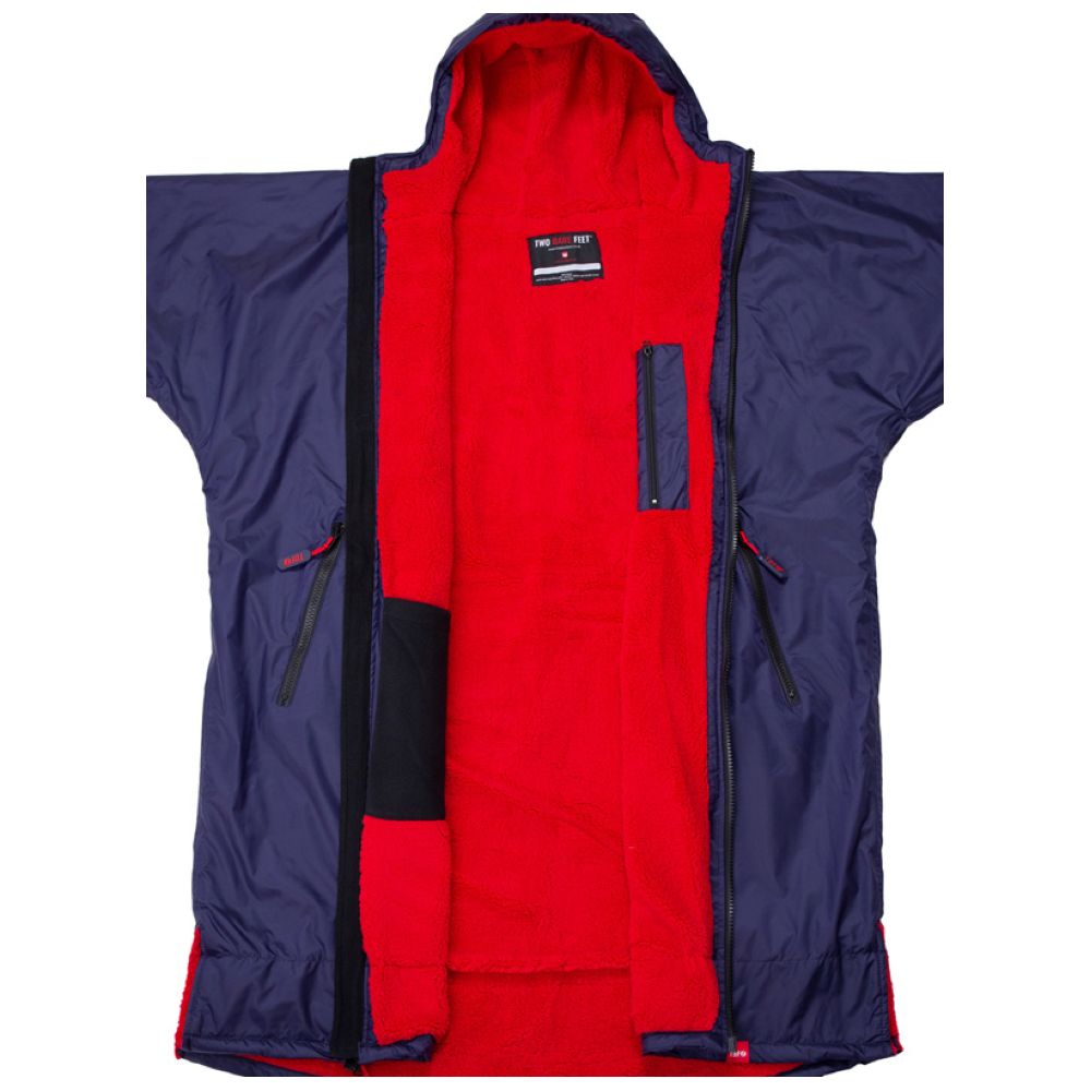 SUP Warehouse - Two Bare Feet - Weatherproof Changing Robe (Navy/Red)