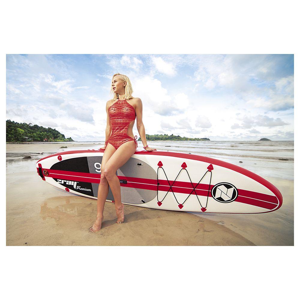 A1 P+ 9'10" aufblasbares SUP-Paket (rot)