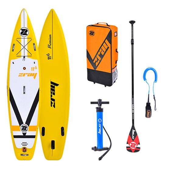 Fury Dual Chamber 11'6 Inflatable SUP Package (Yellow)