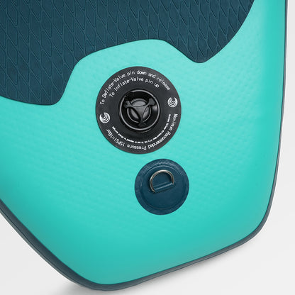 10'6'' Pro aufblasbares SUP Paddleboard (Aqua Reef)
