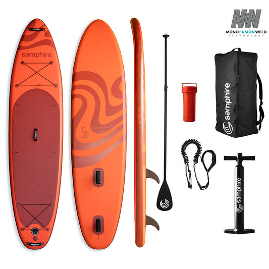 12'6'' Duo Pro aufblasbares SUP Paddleboard (Deep Sunset)