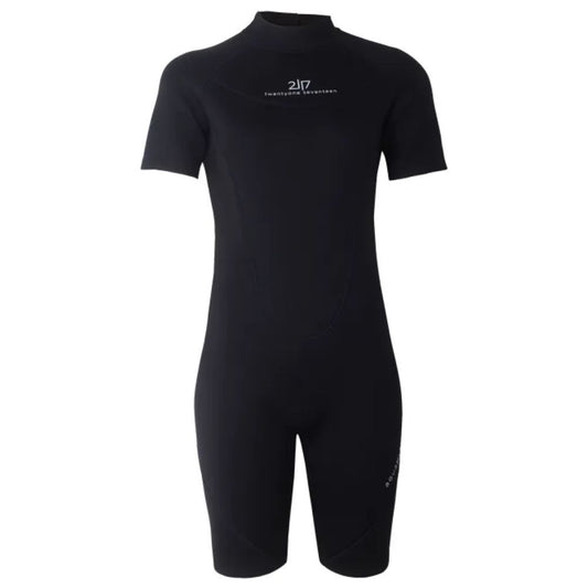 Womens Shorty 3/2 Wetsuit (Black)