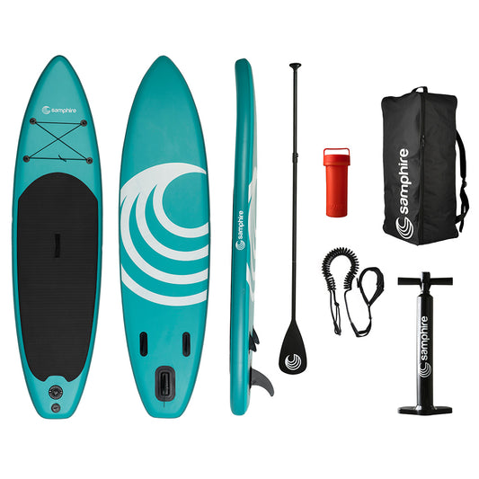 10'4'' Aufblasbares Paddleboard (Ionian Teal)
