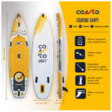 SUP Warehouse - Argo 11' Double Chamber SUP Package (Yellow)