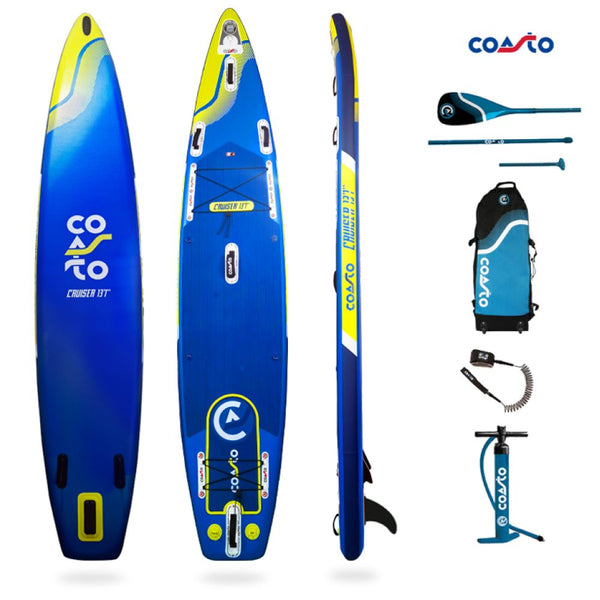 SUP Warehouse - Cruiser 13'1" SUP Package (Blue/Yellow)