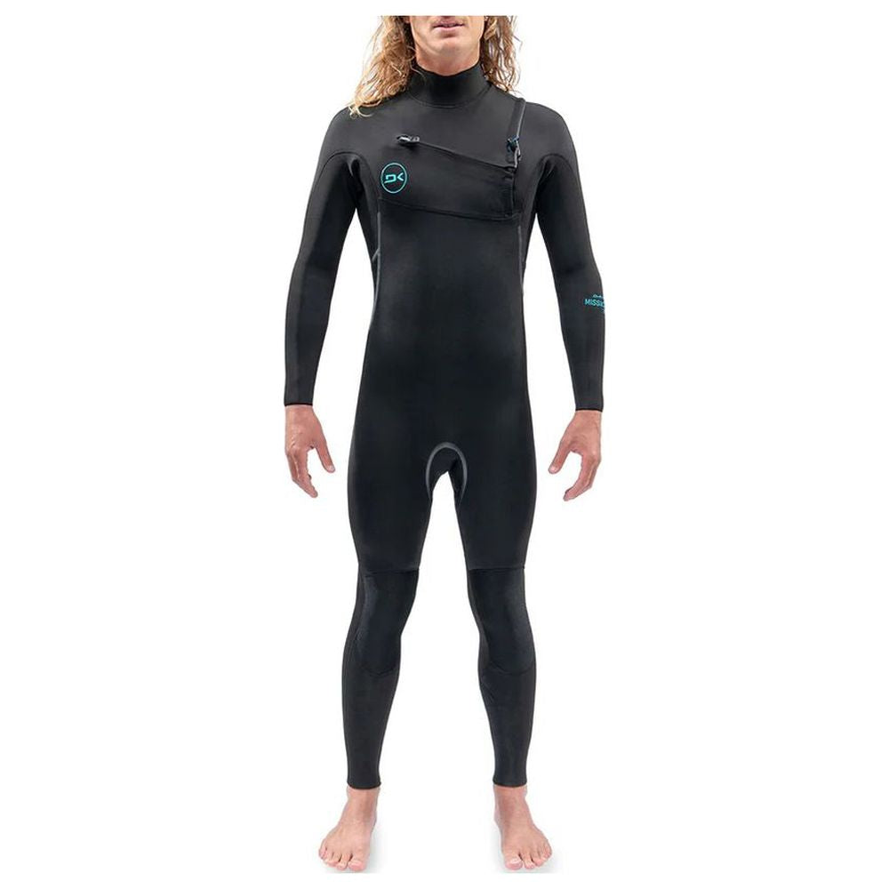 Dakine Mens Mission Chest Zip Full 5/4/3mm Wetsuit (Black)