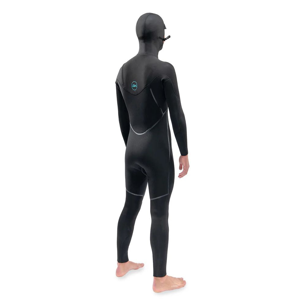 Dakine Mens Mission Chest Zip Full Hooded 5/4/3mm Wetsuit (Black)