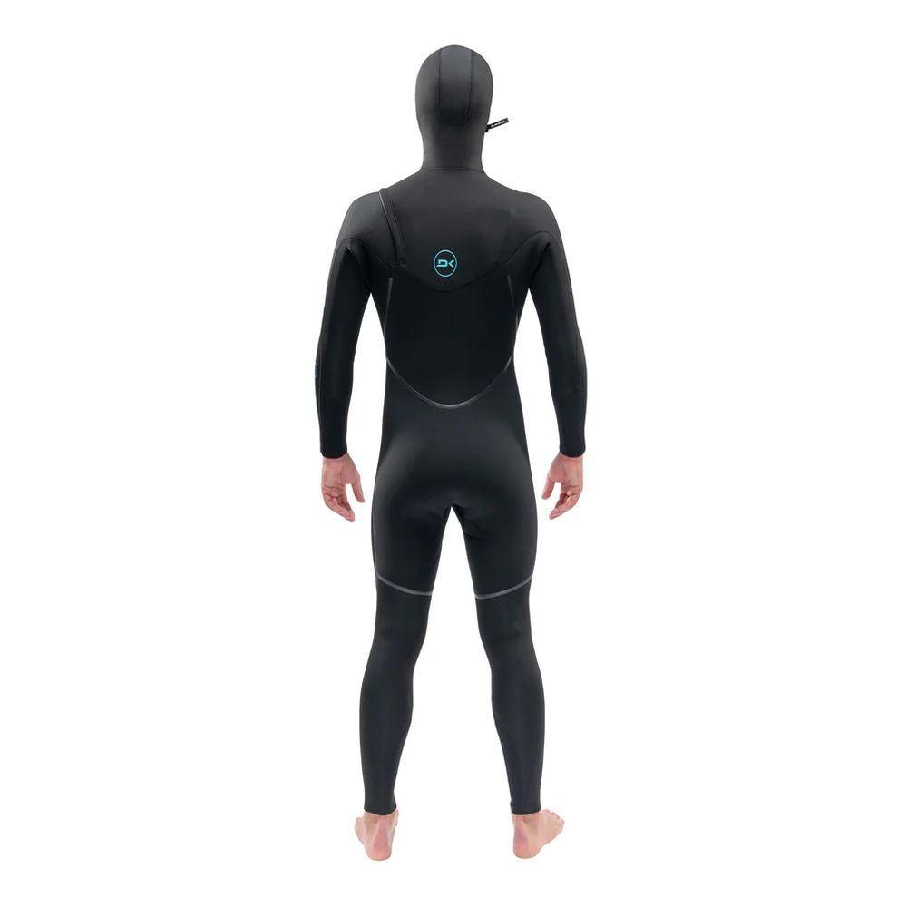 Dakine Mens Mission Chest Zip Full Hooded 5/4/3mm Wetsuit (Black)