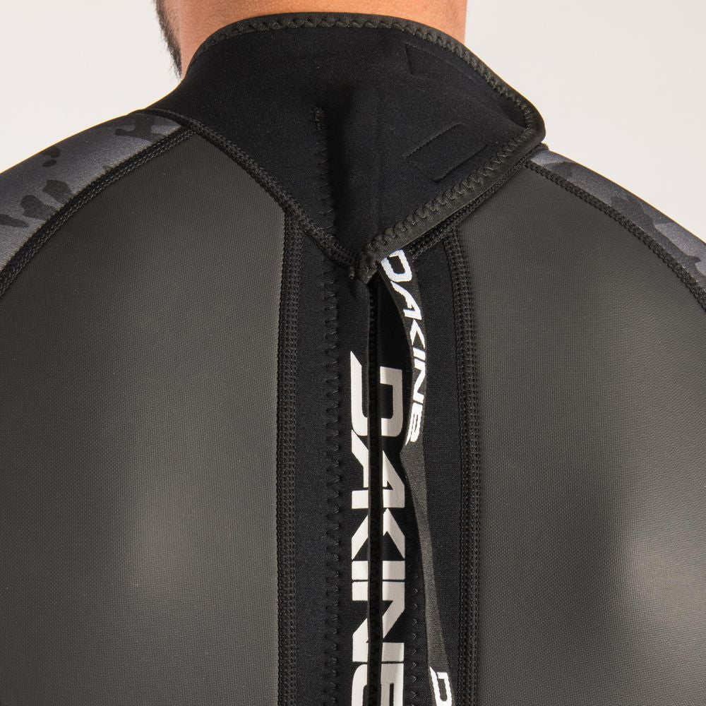 Dakine Mens Quantum Back Zip Fulll GBS 3/2mm Wetsuit (Black Camo/White)