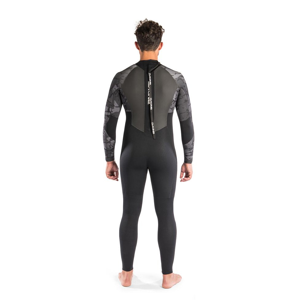 Dakine Mens Quantum Back Zip Fulll GBS 3/2mm Wetsuit (Black Camo/White)