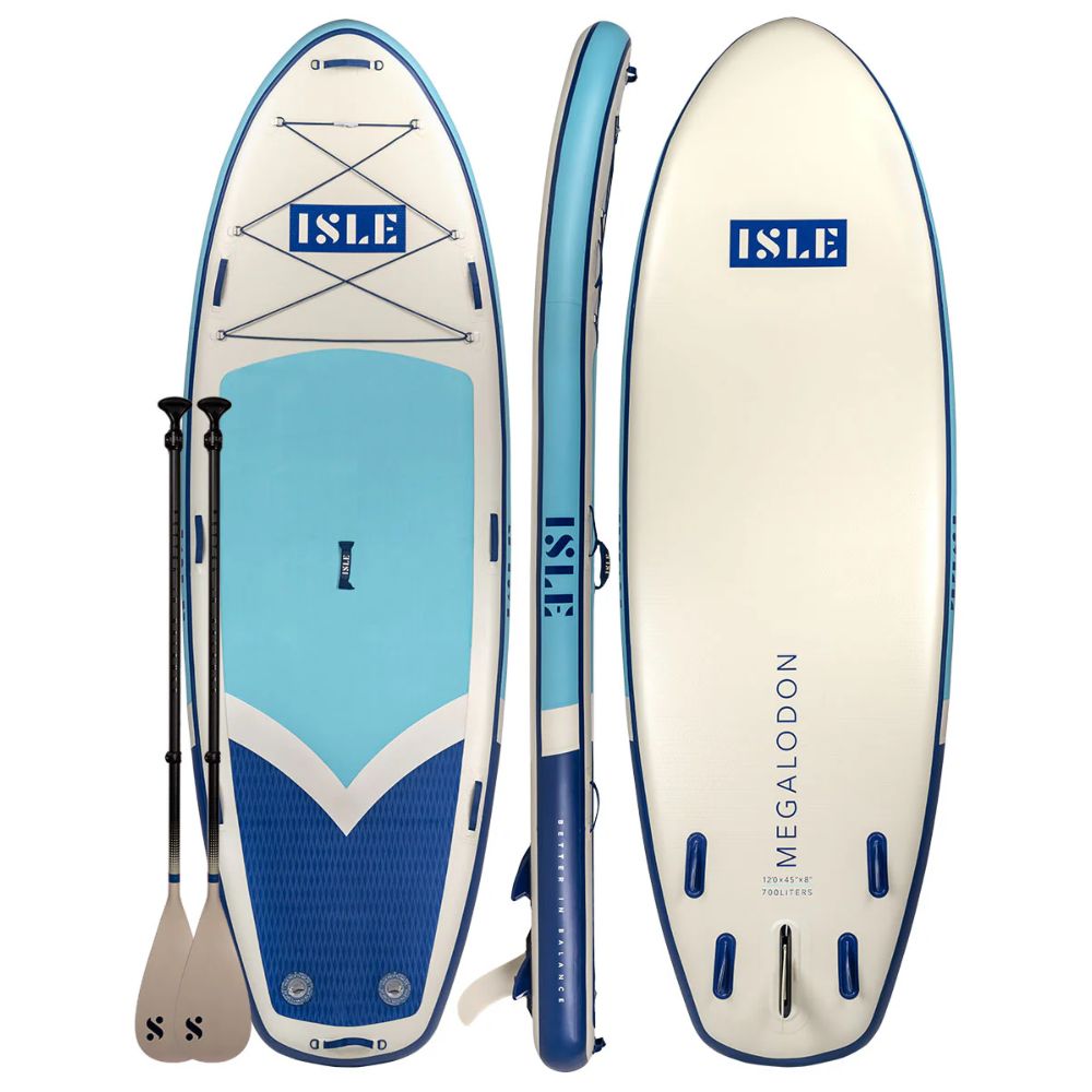 SUP Warehouse - ISLE - Megalodon Paddleboard (Aqua/Navy)
