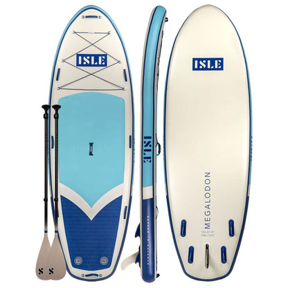 SUP Warehouse - ISLE - Megalodon Paddleboard (Aqua/Navy)