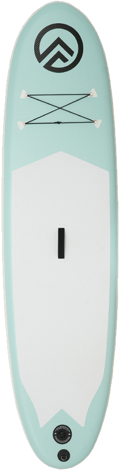 Pika 10' Inflatable Paddleboard (Aquamarine) - Front