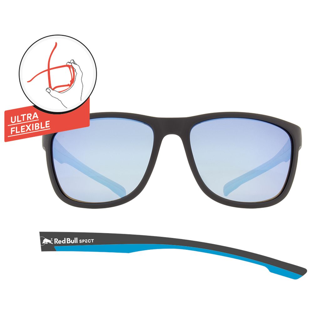 Red Bull SPECT Twist Polarised Sunglasses (Matt Grey/Gradient Brown)