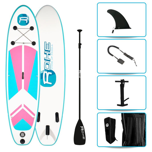 Rohe Indiana Pink 9'9 Paddleboard (White)