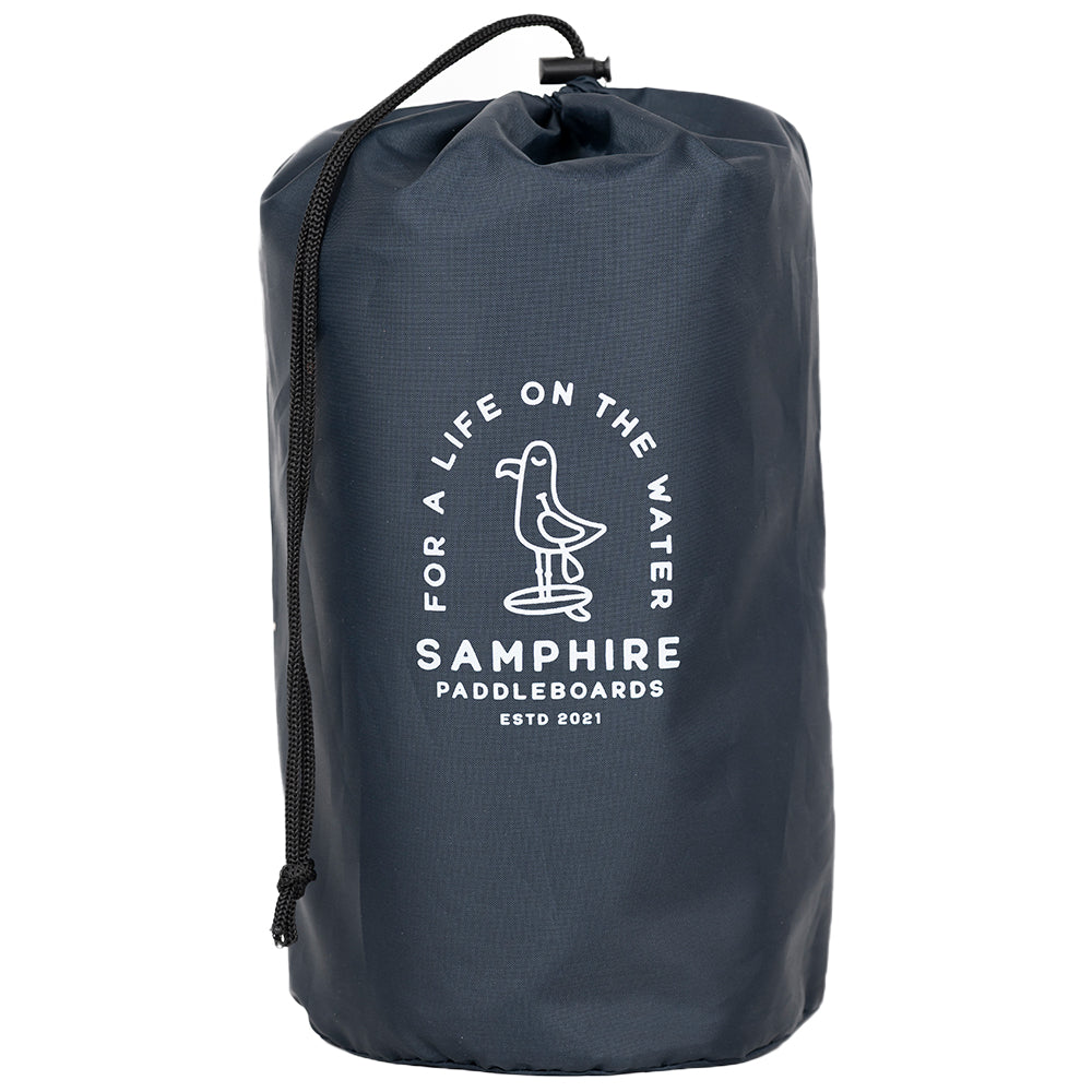 Samphire Stripes Quick Dry Beach Towel (Atlantis Navy)