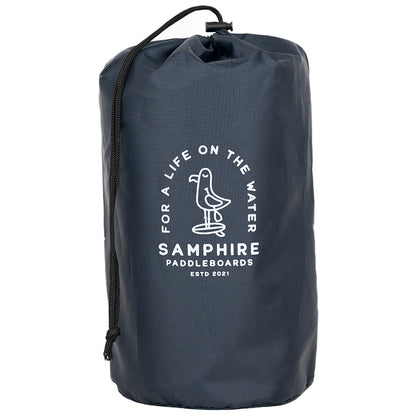 Samphire Stripes Quick Dry Beach Towel (Atlantis Navy)