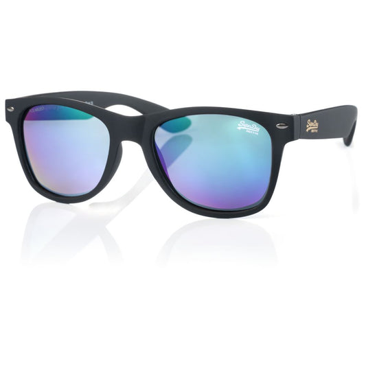Superdry Alfie Sunglasses (Rubberised Black/Oil Slick)