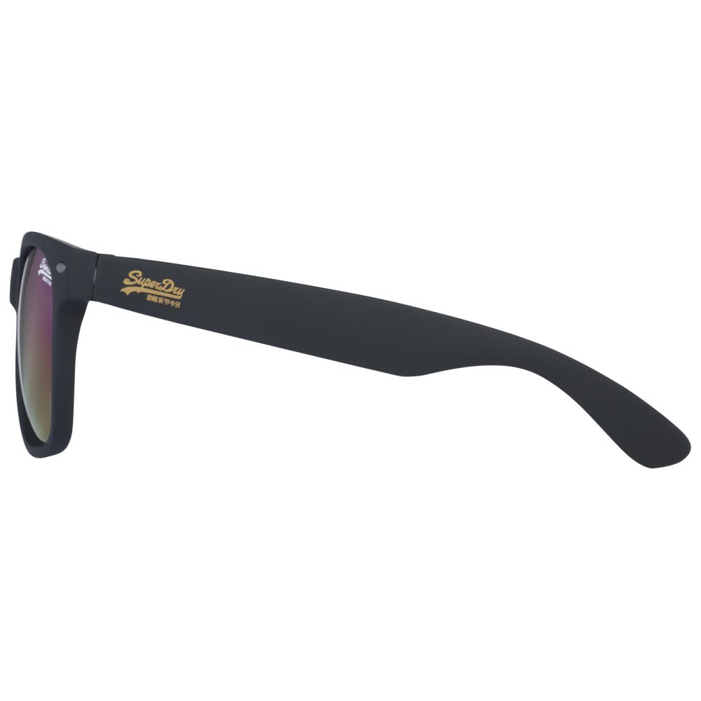 Superdry Alfie Sunglasses (Rubberised Black/Oil Slick)