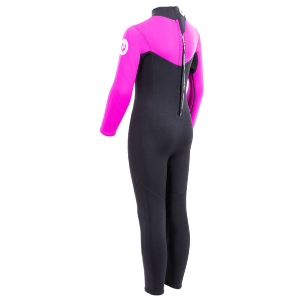 SUP Warehouse - Two Bare Feet - Kids Thunderclap 2.5mm Full Wetsuit (Black/Pink)