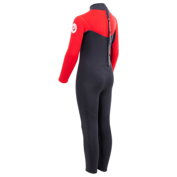 SUP Warehouse - Two Bare Feet - Kids Thunderclap 2.5mm Full Wetsuit (Black/Red)