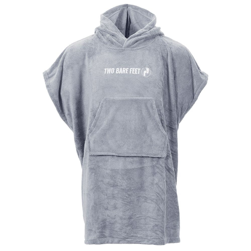 Foot Robe SUP Warehouse - Two Bare Feet - Kids Towelling Robe (Grey)