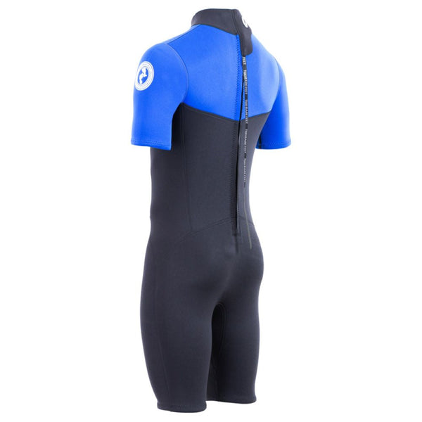 SUP Warehouse - Two Bare Feet - Mens Thunderclap 2.5mm Shorty Wetsuit (Black/Blue)