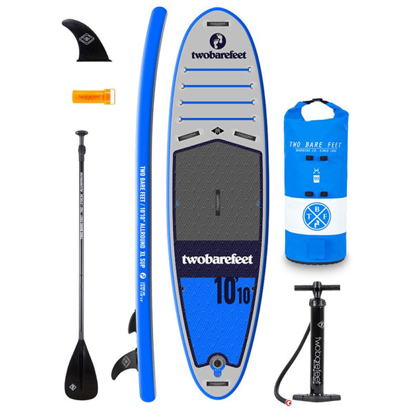 SUP Warehouse - Two Bare Feet - Sport Air Allround 10'10" x 33" x 6" Inflatable SUP Starter Pack Paddleboard (Blue)