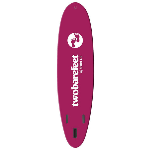 SUP Warehouse - Two Bare Feet - Sport Air Allround 10'10" x 33" x 6" Inflatable SUP Starter Pack Paddleboard (Raspberry)