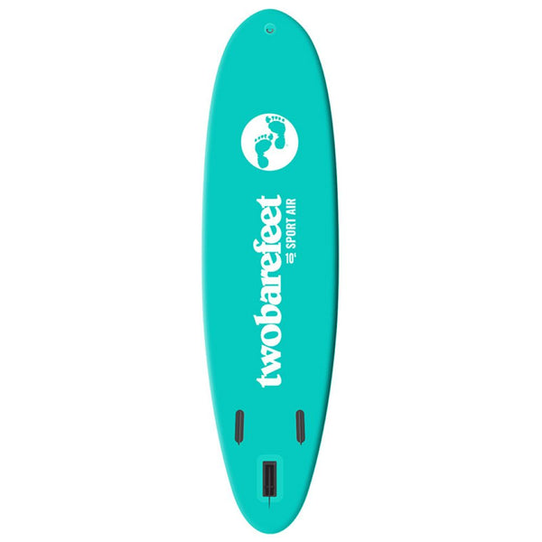 SUP Warehouse - Two Bare Feet - Sport Air Allround 10'6" x 33" x 4.75" Inflatable SUP Starter Pack Paddleboard (Teal)