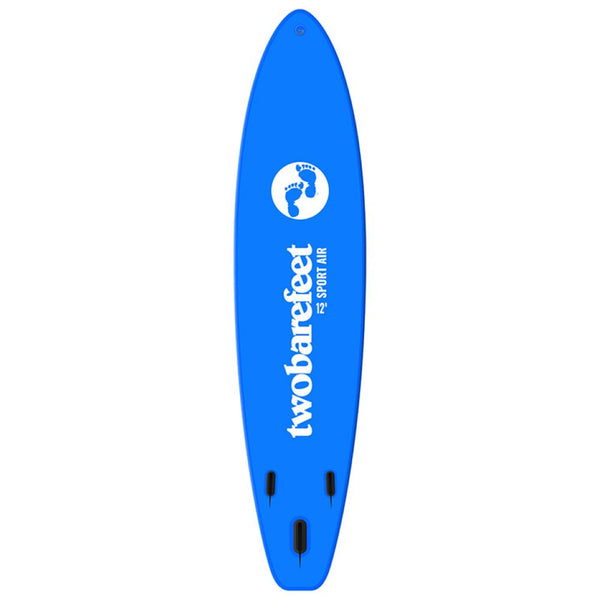 SUP Warehouse - Two Bare Feet - Sport Air Tourer 12' x 33" x 6" Inflatable SUP Starter Pack Paddleboard (Blue)