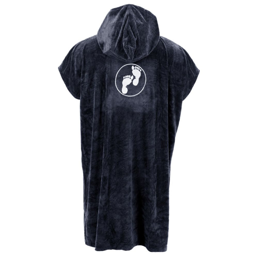 Foot Robe SUP Warehouse - Two Bare Feet - Towelling Robe (Black)