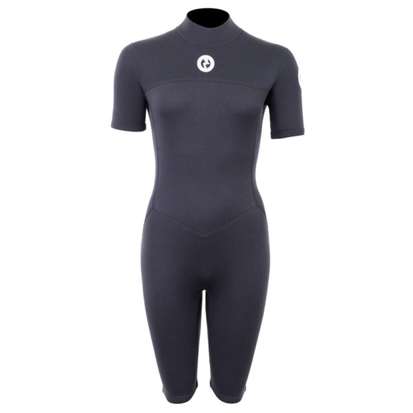 SUP Warehouse - Two Bare Feet - Womens Thunderclap 2.5mm Shorty Wetsuit (Black)