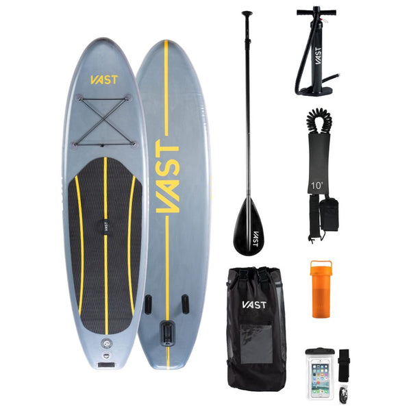 SUP Warehouse - VAST - Kids Astro 8.6ft Paddleboard (Charcoal/Yellow)