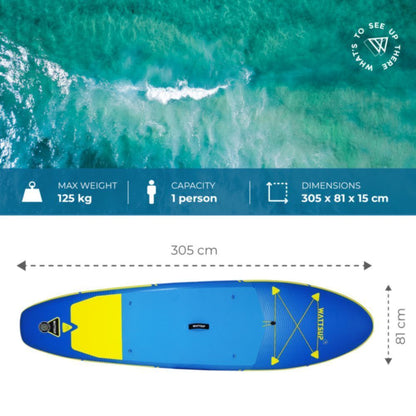 First 10 10 Paddleboard (Blue/Yellow)