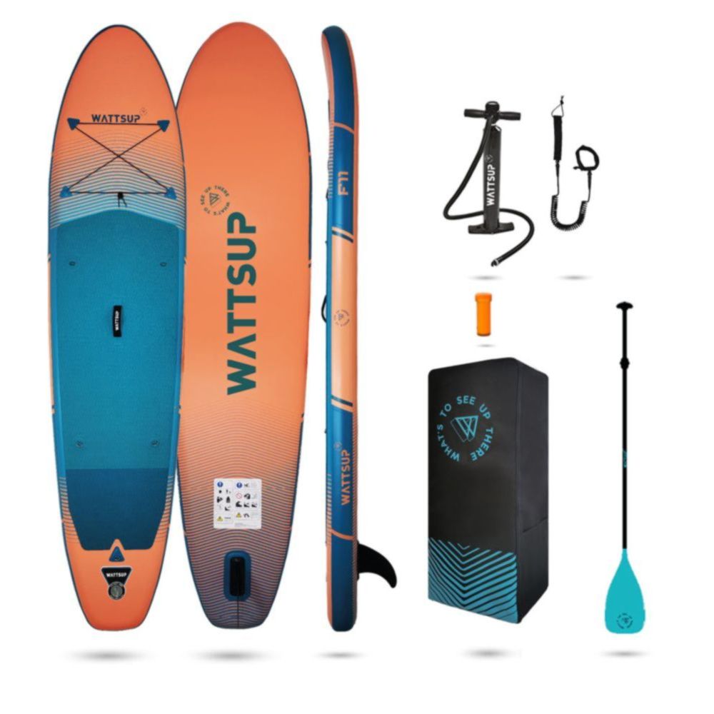 First 11 11 Paddleboard (Blue/Orange)